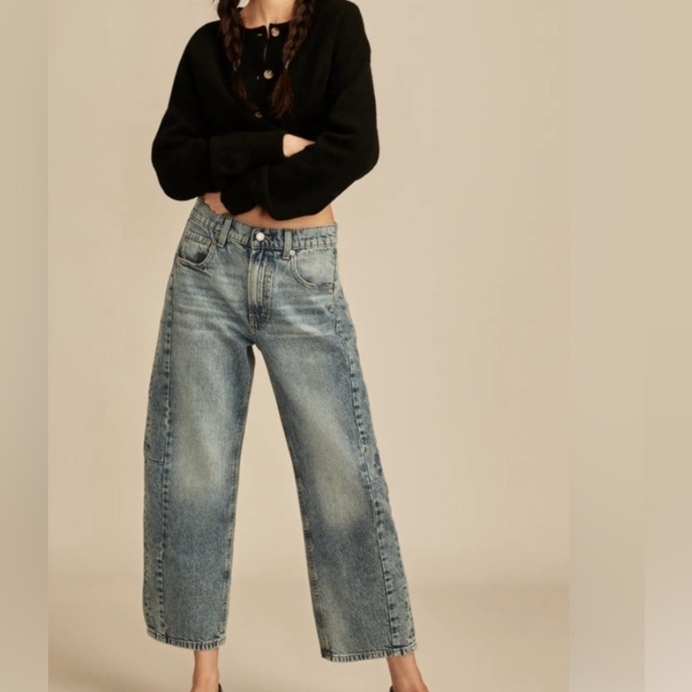 Lucky Brand Barrel Leg Jean